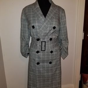 Double Breasted Blazer Dress